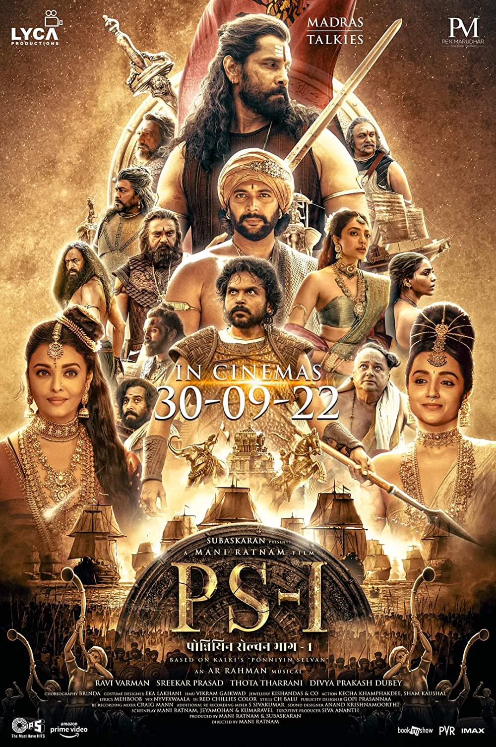 Download Ponniyin Selvan 1 (2022) UNCUT Hindi Dubbed ORG HDRip 1080p [3.0GB] | 720p [1.4GB] | 480p [500MB] download