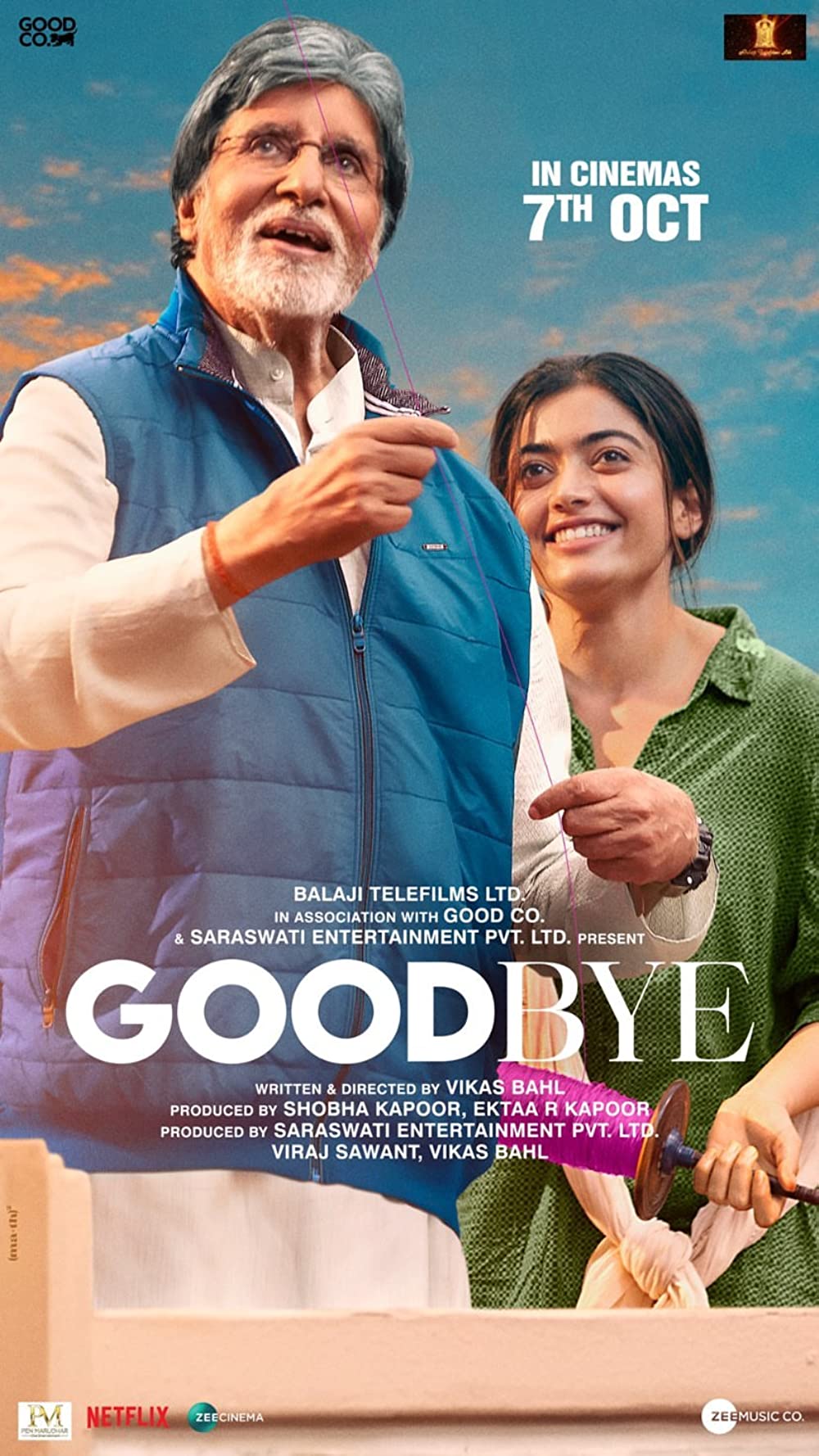 Download Goodbye (2022) WEB DL Hindi ORG 1080p | 720p | 480p [400MB] download