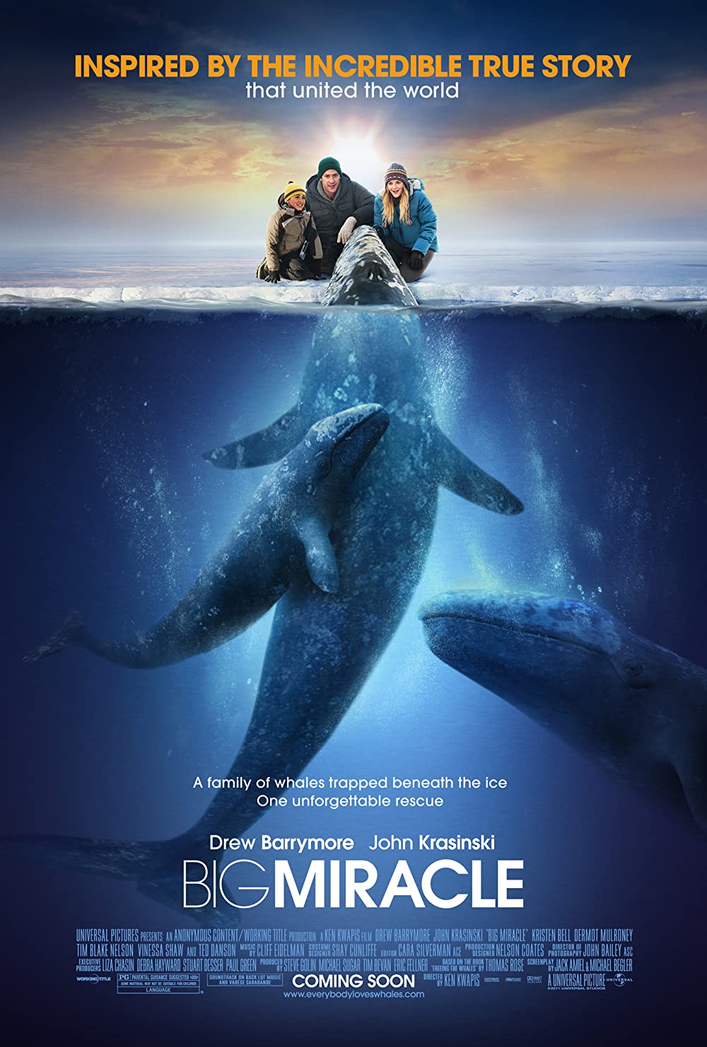 Download Big Miracle (2012) Dual Audio {Hindi-English} BluRay 720p [1.0GB] | 480p [300MB] download