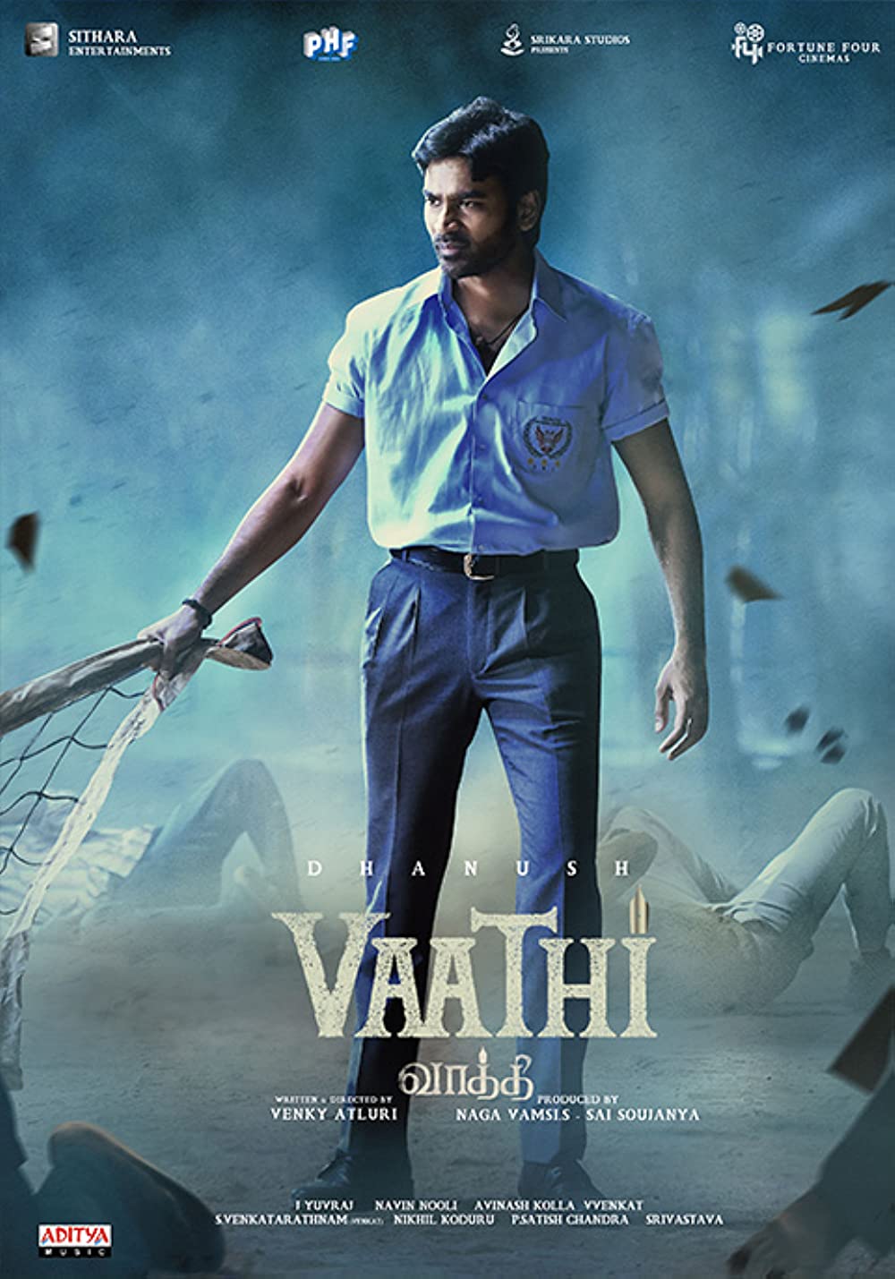 Download Vaathi (2023) Hindi(HQ) Dubbed HQ Print 1080p [1.9GB] | 720p [850MB] | 480p [400MB] download