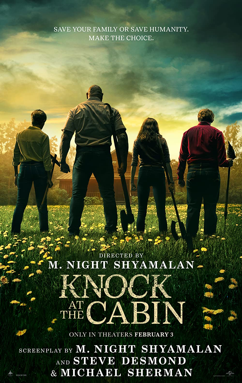 Download Knock at the Cabin (2023) English ORG HDRip ESubs 1080p [1.4GB] | 720p [800MB] | 480p [300MB] download