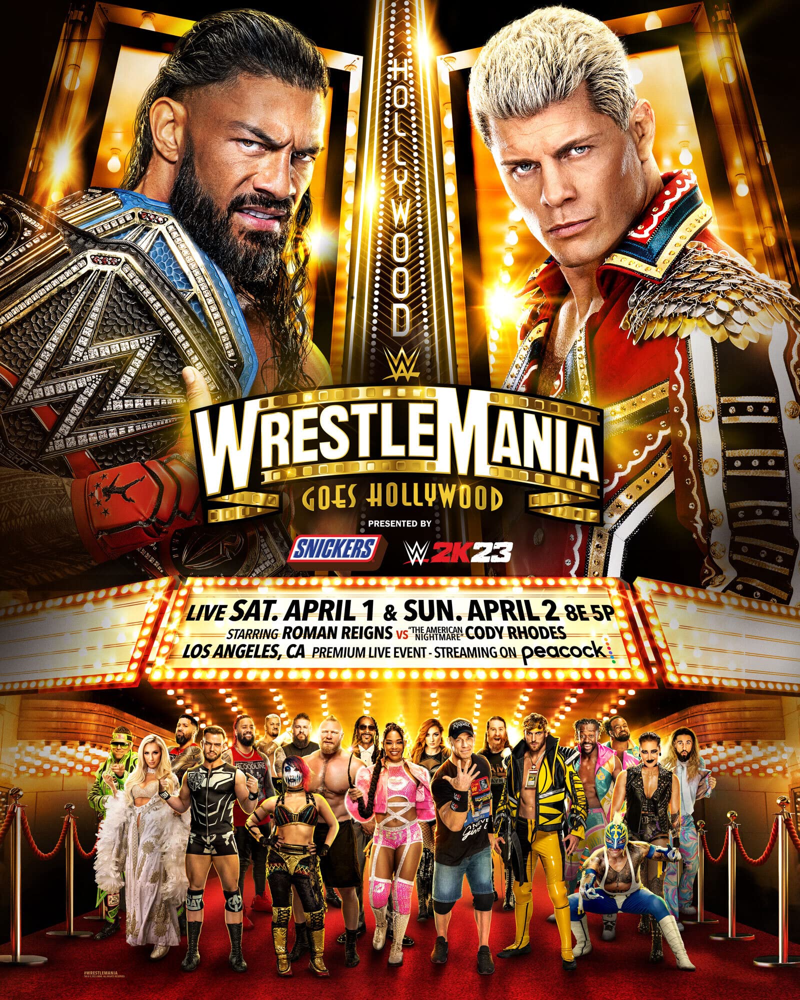 Download WWE WrestleMania – 2nd April (2023) (Part 2) English Full Show HDTV 720p | 480p [900MB] download