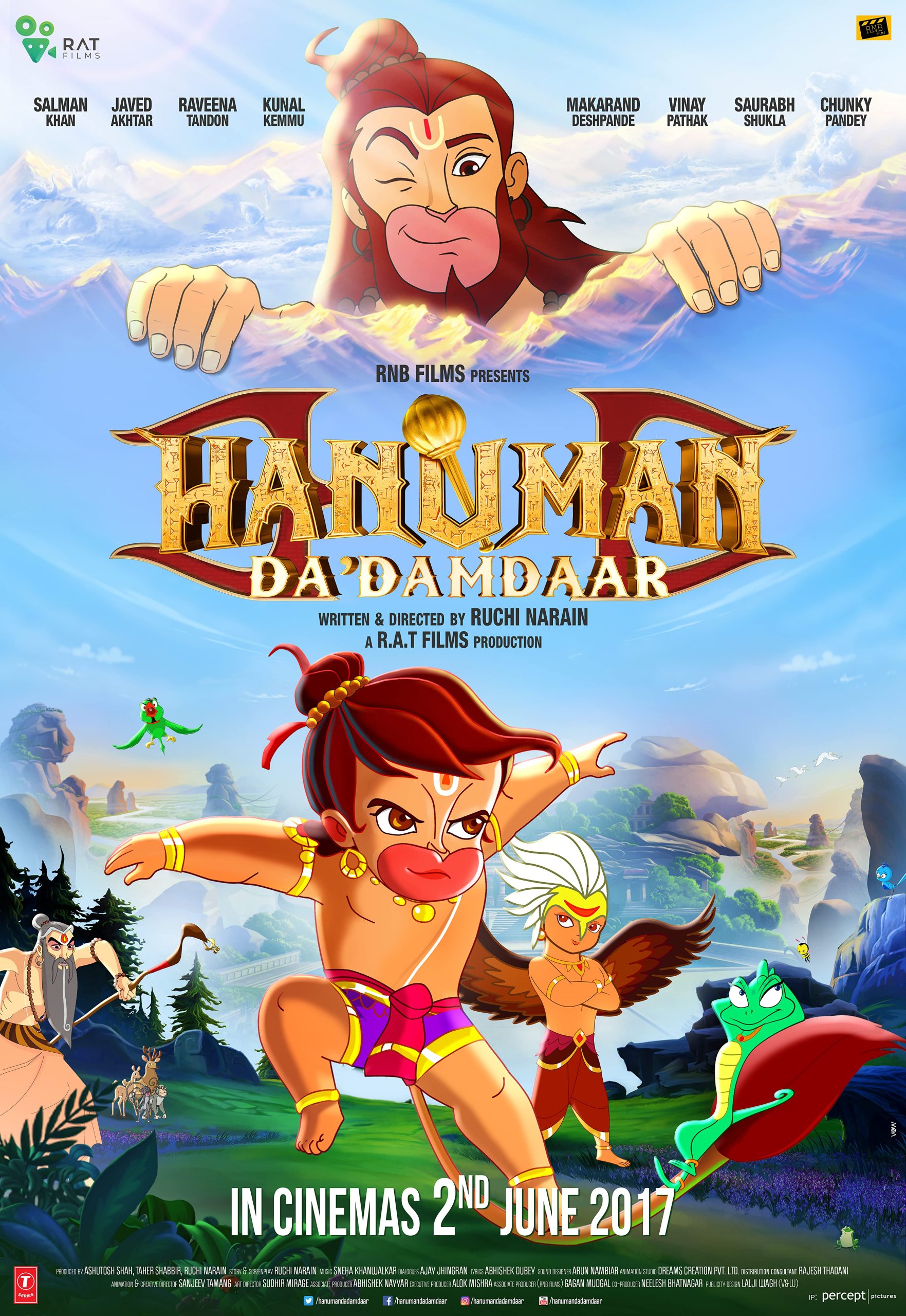 Download Hanuman: Da Damdaar (2017) HDRip Hindi Full Movie 1080p | 720p | 480p [450MB] download