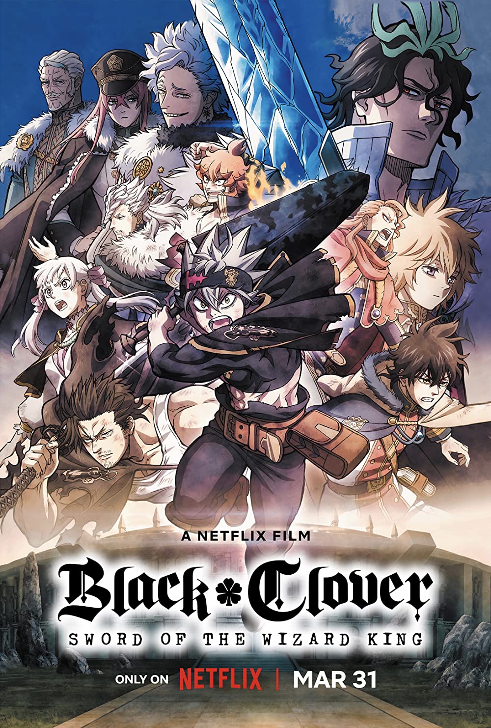 Download Black Clover Sword of the Wizard King (2023) Dual Audio {Hindi ORG+English} BluRay Netflix 1080p | 720p | 480p [440MB] download