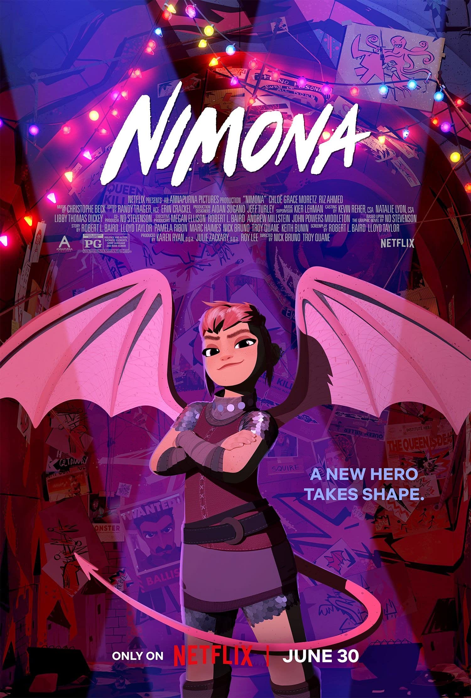 Download Nimona (2023) Dual Audio {Hindi ORG+English} WEB DL ESubs 1080p | 720p | 480p [450MB] download