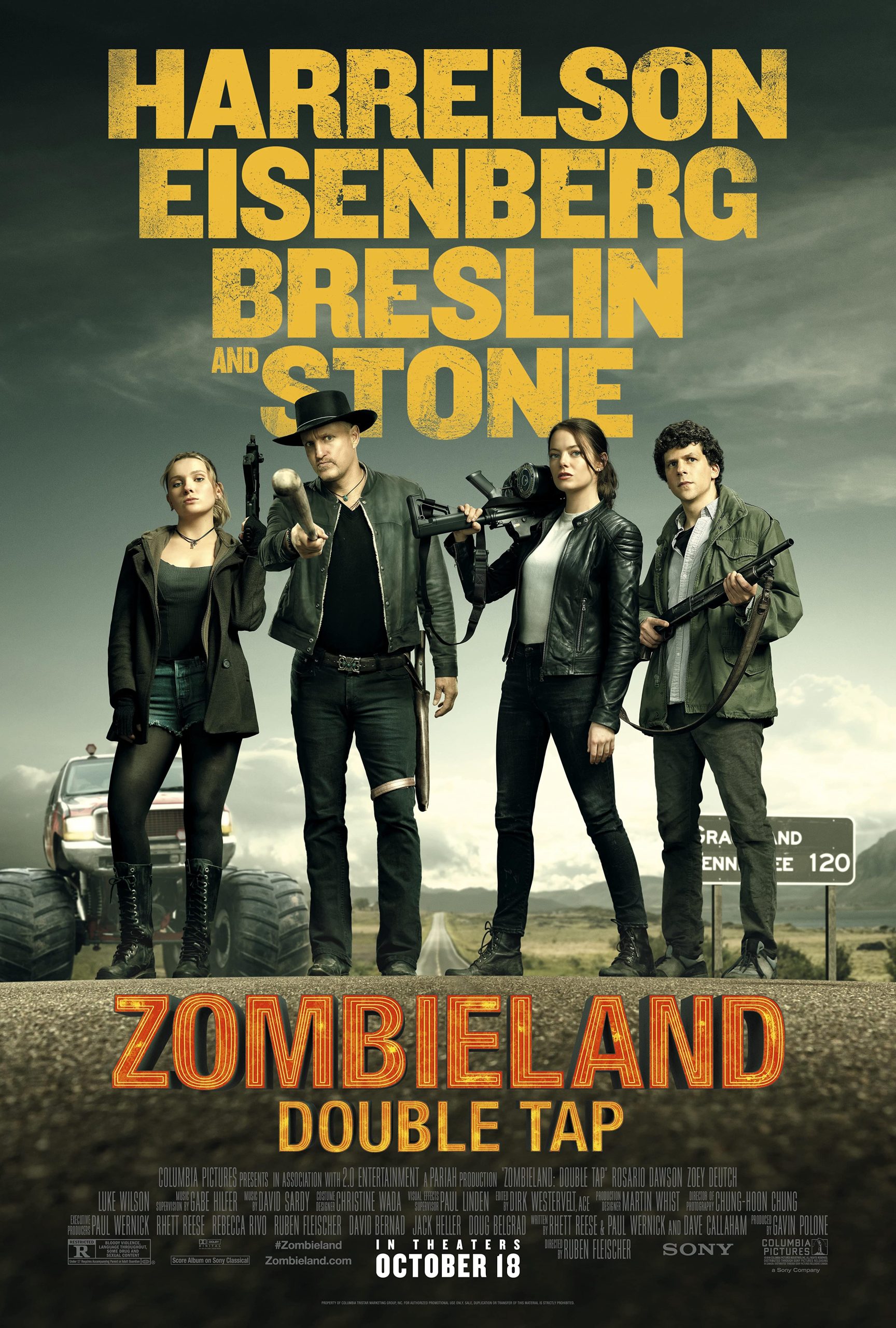 Download Zombieland: Double Tap (2019) Dual Audio {Hindi ORG+English} BluRay 1080p | 720p | 480p [350MB] download