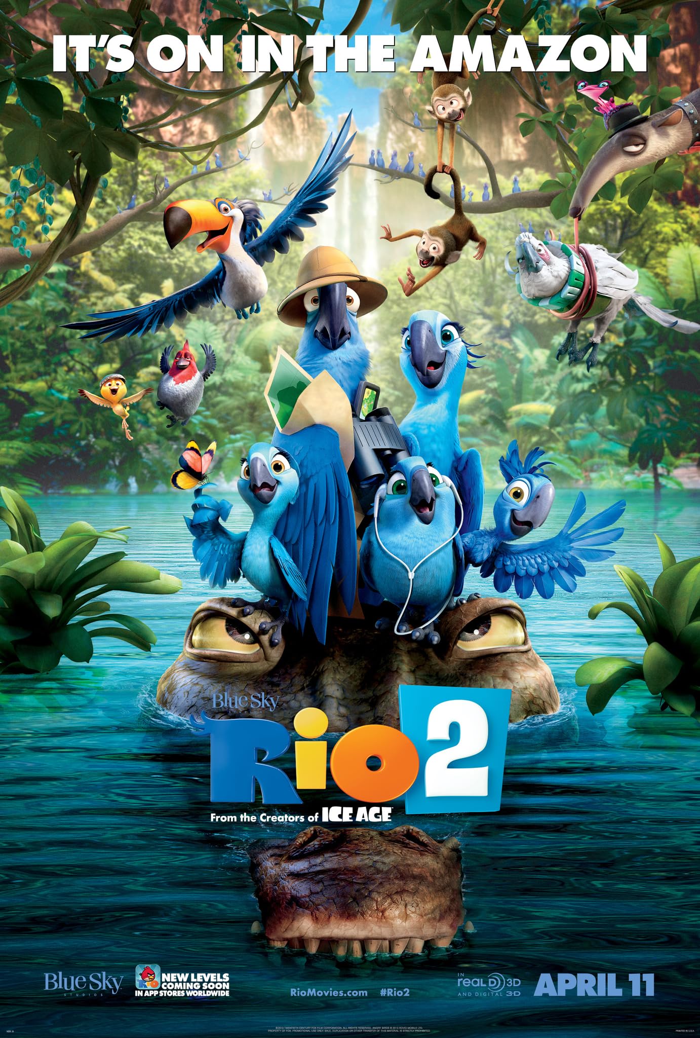 Download Rio 2 (2014) Dual Audio {Hindi ORG-English} Movie WEB DL 1080p | 720p | 480p [350MB] download