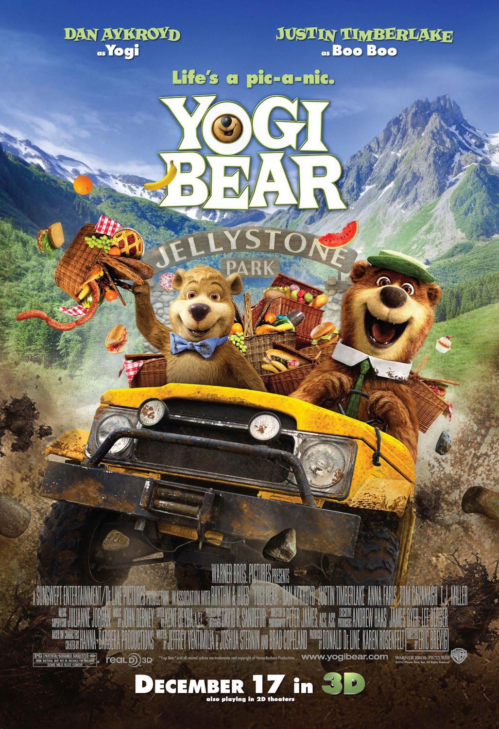 Download Yogi Bear (2010) Dual Audio Hindi (ORG) BluRay 1080p | 720p | 480p [300MB] download