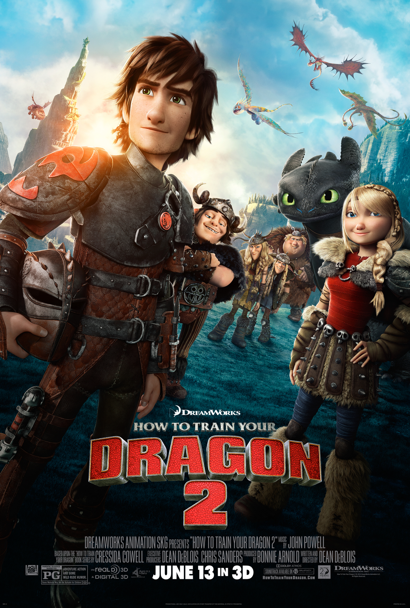 Download How to Train Your Dragon 2 (2014) Dual Audio {Hindi ORG+English} BluRay 1080p | 720p | 480p [350MB] download